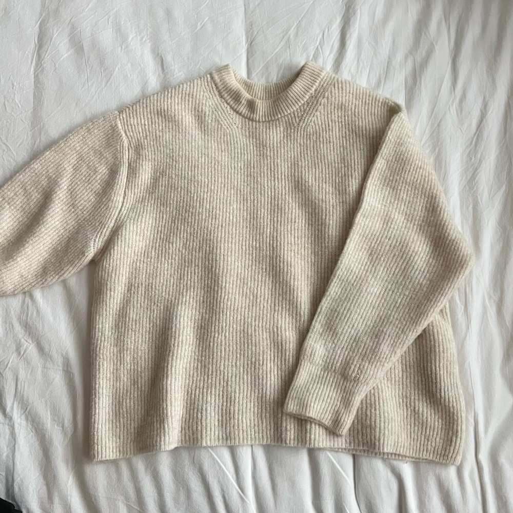 Cream sweater